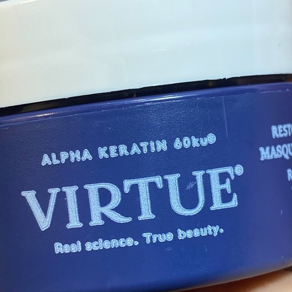 Virtue Restorative Treatment Mask, Shine, Moisture, Resiliency, NEW - Mini 15 ml - Picture 4 of 11